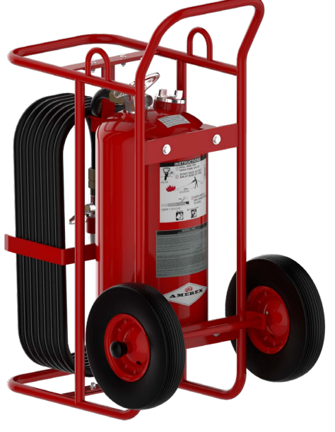 Extintor AMEREX 125 Lbs Rodante de Púrpura K