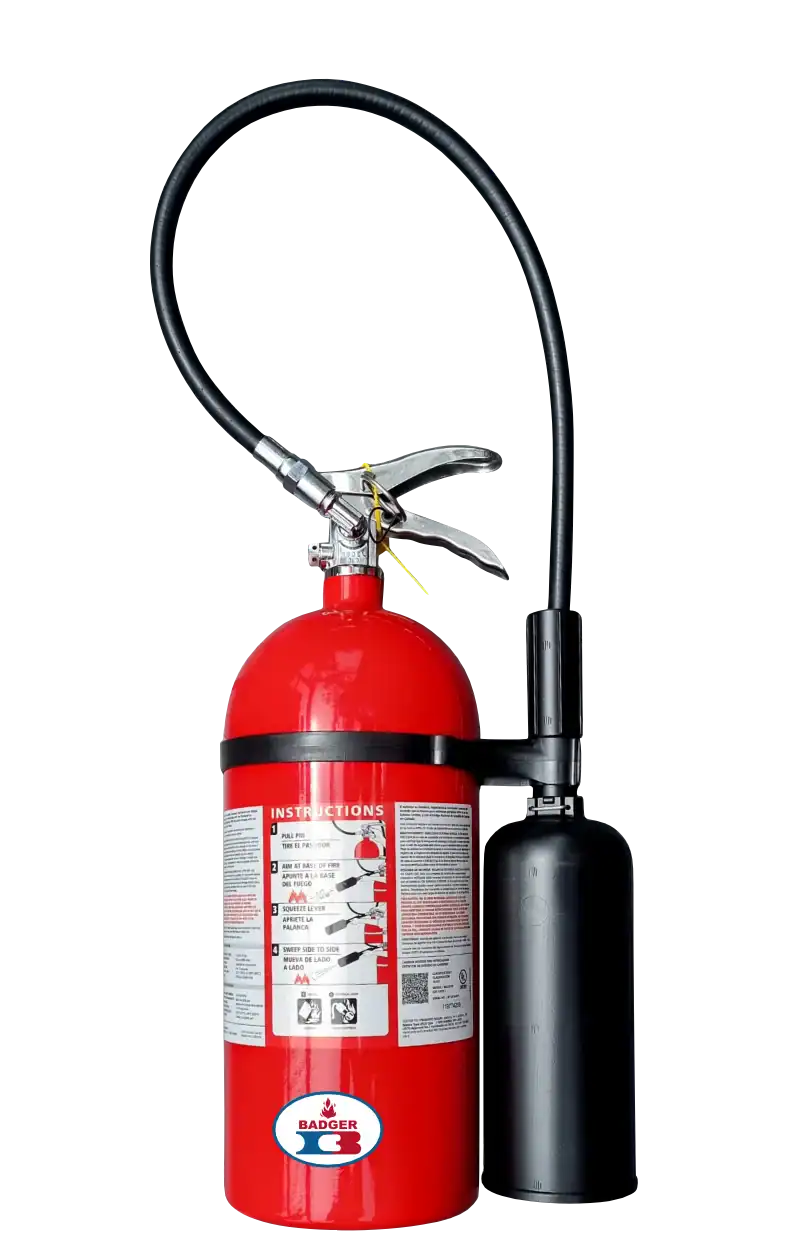 Extintor BADGER 10 Lbs CO2