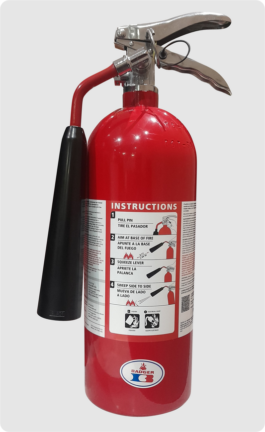 Extintor BADGER 5 Lbs CO2