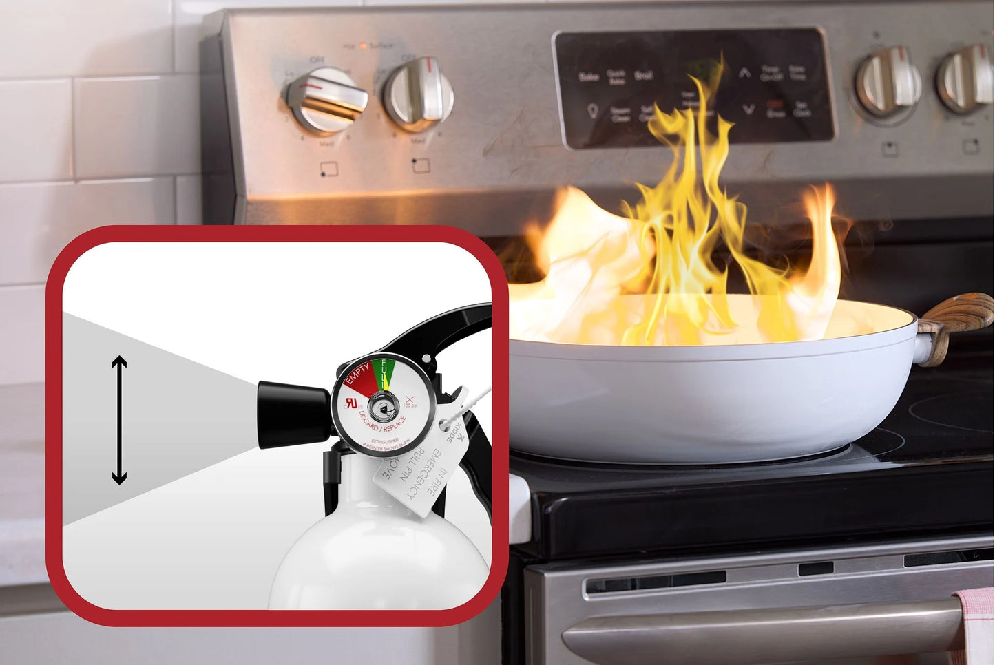 Extintor KIDDE 2.5 Lbs Clase K - Cocina